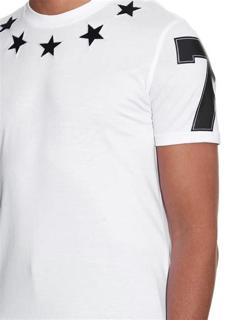 givenchy shirt mens stars|men's Givenchy t shirt sale.